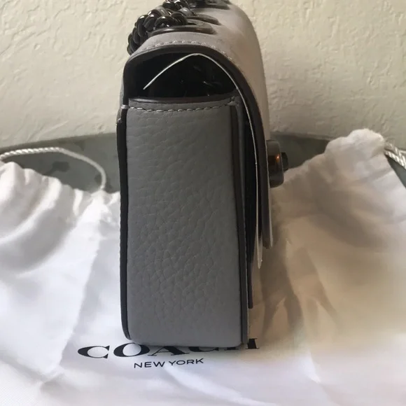 NWT Gray Coach Madison 16 Turnlock Mini Bag - Picture 5 of 10